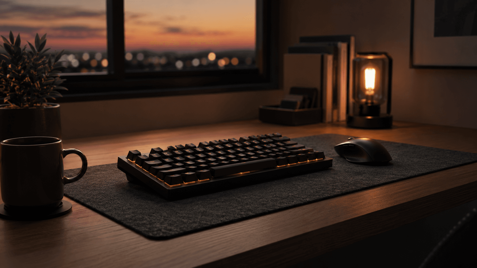 desk setup
