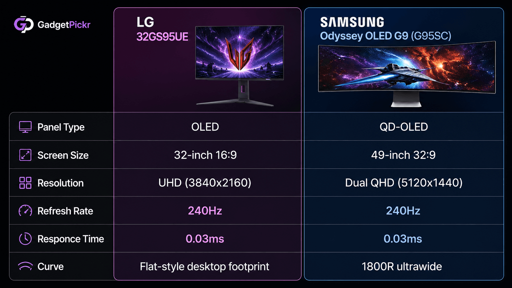 spec comparison